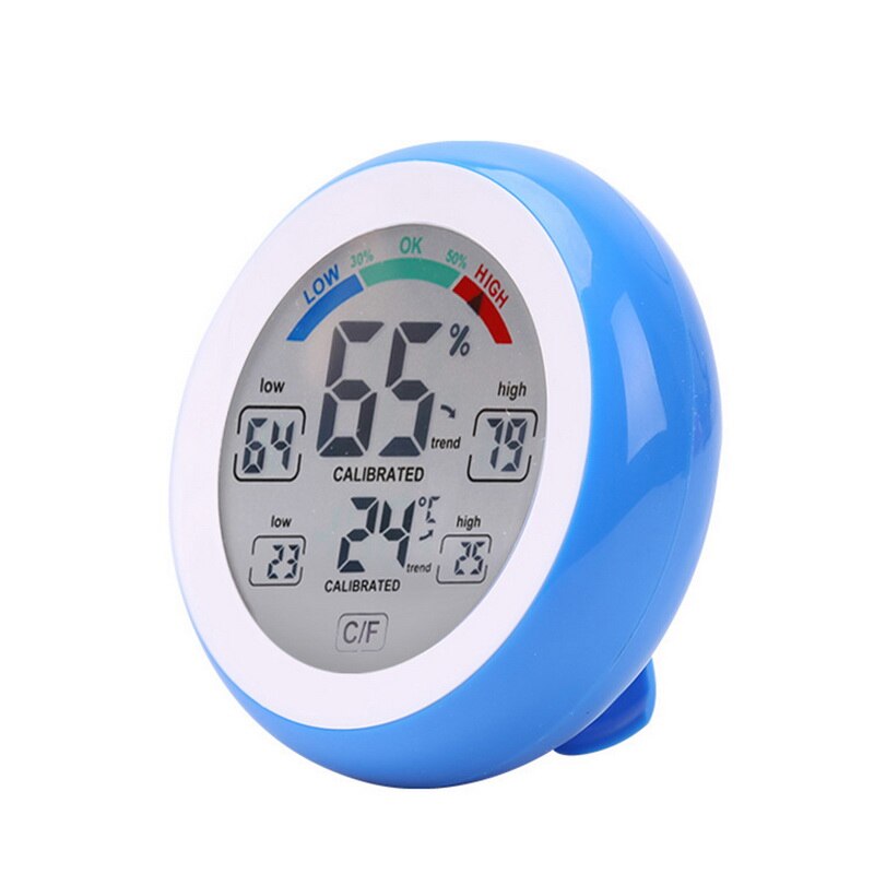 Digital LCD Indoor Thermometer Hygrometer Alarm Clock Calendar Weather Station Desk Clock Temperature Humidity Meter Barometer