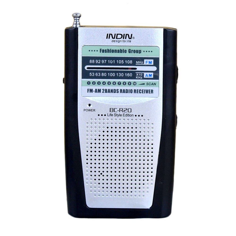 AM FM radio pocket size portable BC-R20 radio low power for the elderly