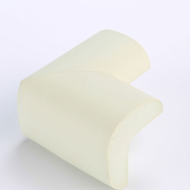 8pcs/lot 55mm*55mm Soft Table Desk Corner Protector Baby Safety Edge Corner Guards For Children Safety Protect Tape Cushion: 8pcs white