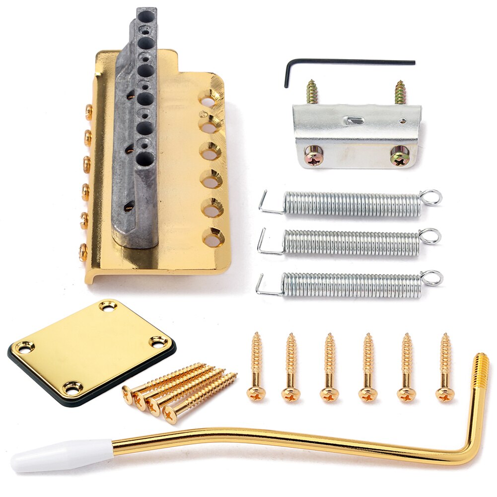 Replace Electric Guitar Tremolo Bridge with Neck Plate for Stratocaster Strat