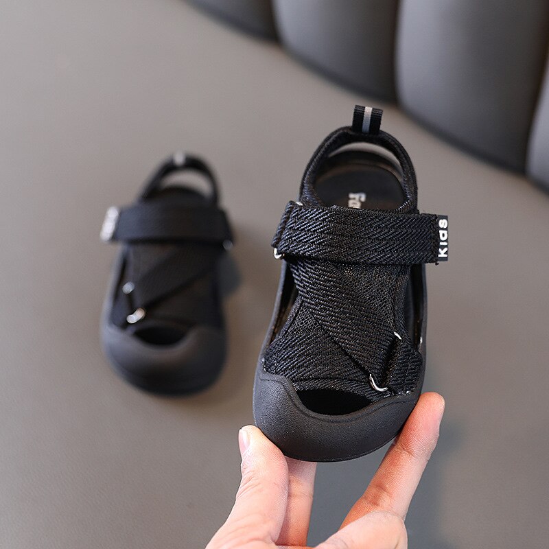 Summer Kids Beach Sandals Mesh Breathable Baby Girl Shoes Soft Bottom Toddler Boys Sandles SXX002