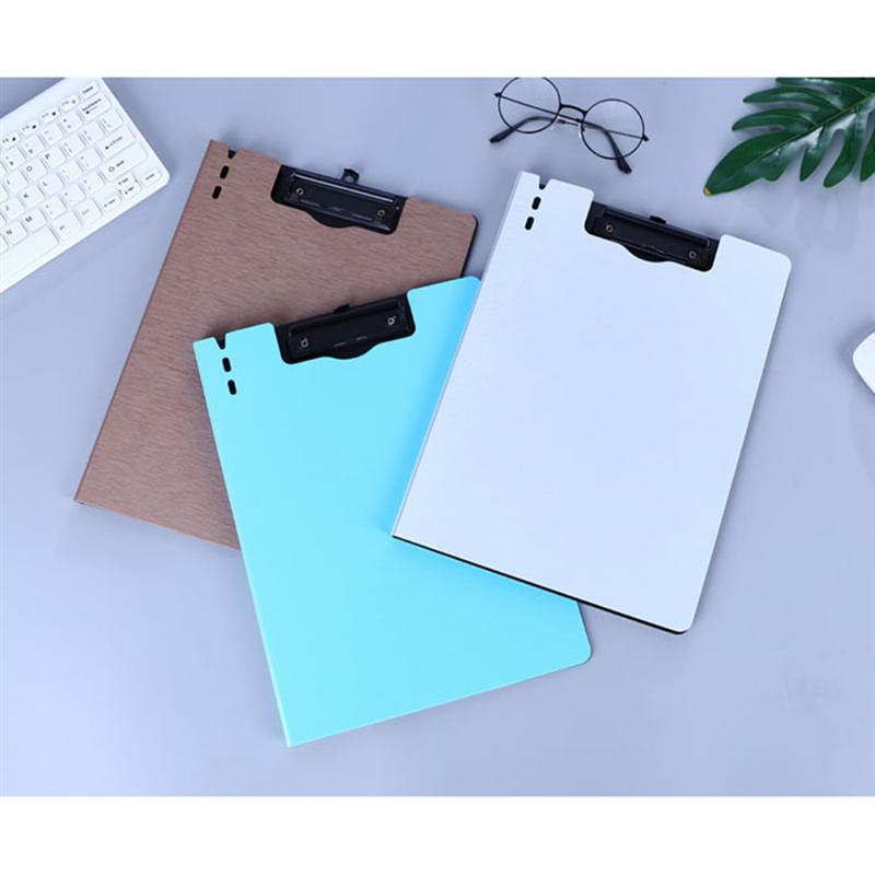 Business Office Folders Plastic File Holder Paper Protector Office Paper Folder (Coffee)