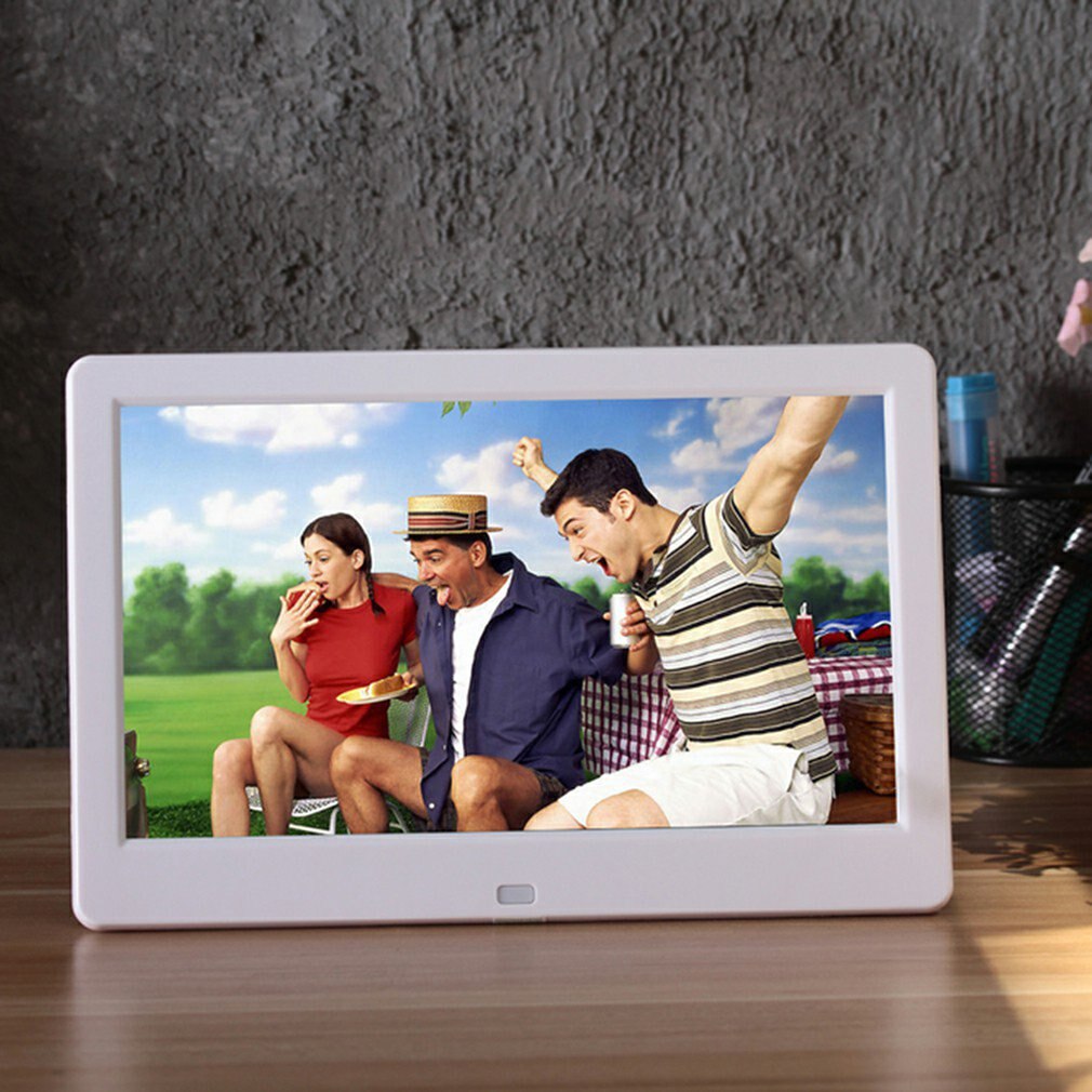 10 Inches Digital Photo Frame Multi-function Player Automatically Reflect Alarm Clock Clear Picture Frame