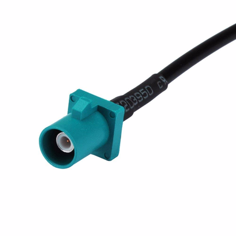 Fakra Z Male to Fakra Z Male Plug Connector Adapter RG174 RF Coaxial Cable Assembly 10CM 15CM 20CM 30CM 50CM