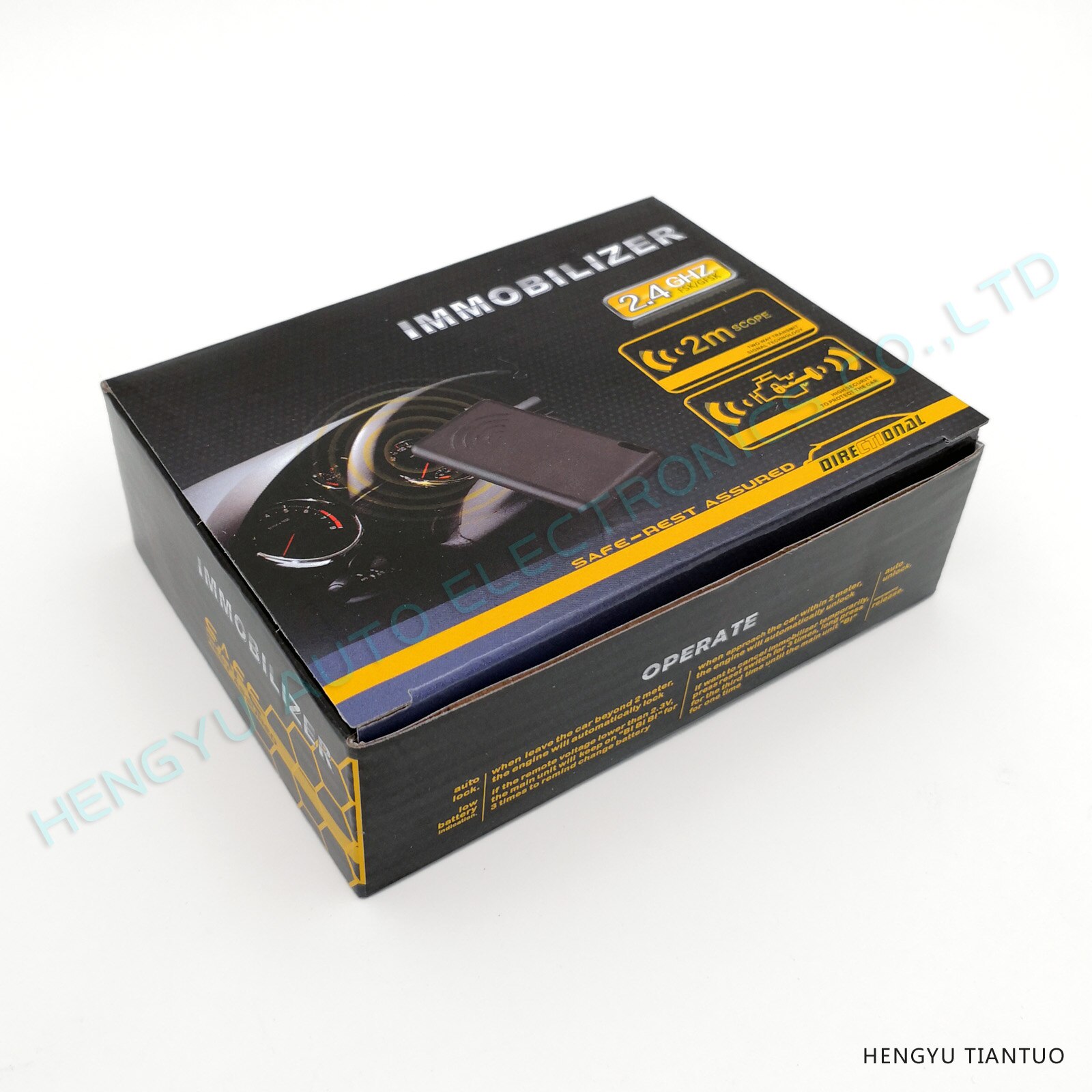 HENGYU EL-1 RFID 2.4GH wireless immobilizer car engine lock,anti-hijacking on off intelligent circuit cut,alarm auto cut engine