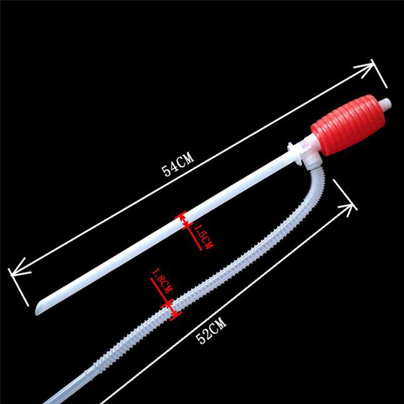 Portable voiture manuel main Siphon pompe tuyau gaz huile pompe de transfert en plastique