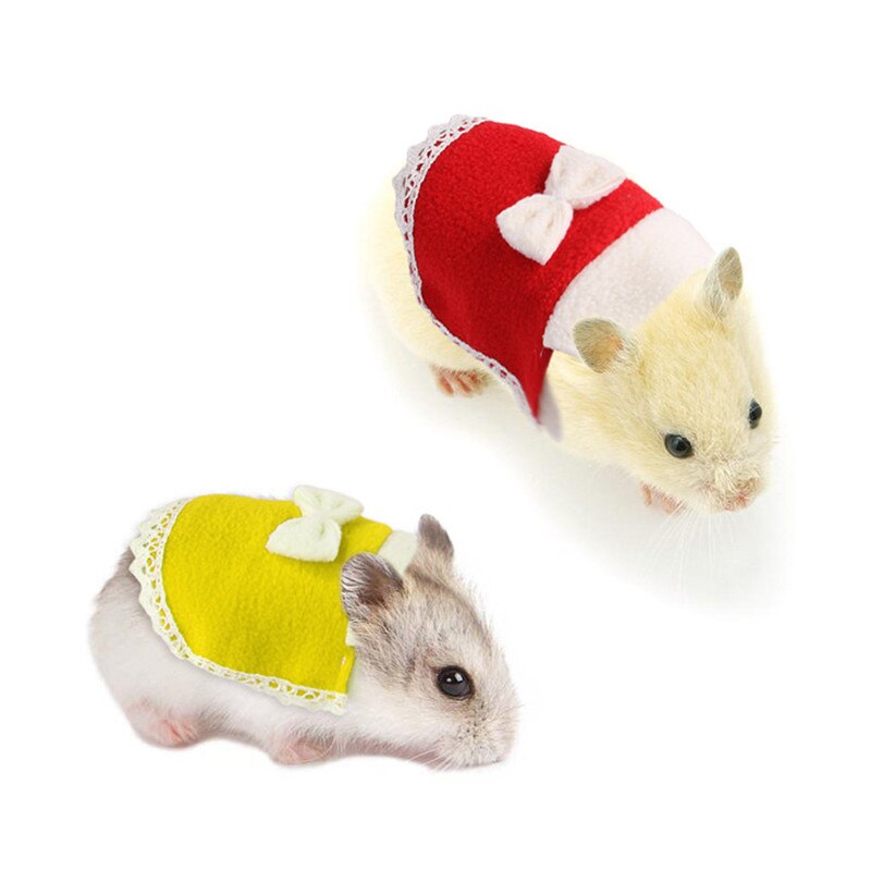 Chaleco de hámster para mascotas, ropa de algodón, vestido de Animal PEQUEÑO, suministros de Chinchilla