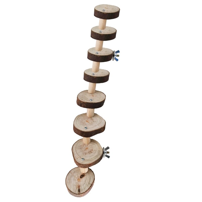 Picture of Wooden Parrot Hamster Climbing Ladder Stairs Birds... – Grandado