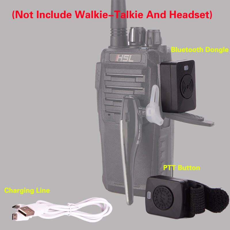 Walkie Talkie Hands-free Bluetooth Adapter K/M Interface Bluetooth Module For HB-6A HB-6B HB-780D