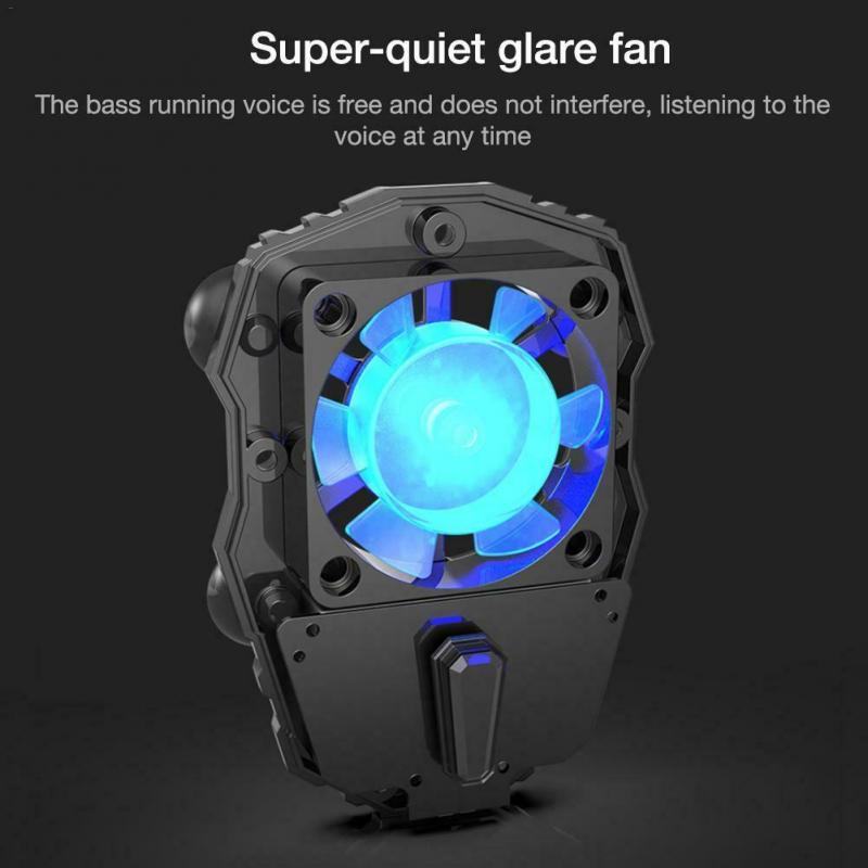 Radiador de teléfono móvil para juegos, Enfriador de Teléfono Universal, soporte de ventilador de refrigeración portátil, funda de ventilador, Gamepad de potencia