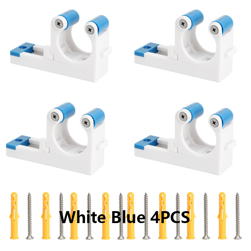 Soporte de pared para bicicleta de 2/4 piezas, colgador de hebilla ajustable, soporte para bicicleta Vertical Horizontal, almacenamiento, accesorios de tubo de 1,0-2,8 pulgadas: YELLOW