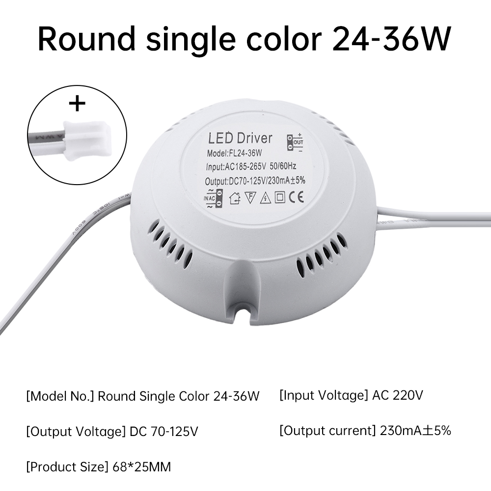 Driver LED da AC220V a DC24-82V/70V-125V per plafoniera a LED alimentatore Driver muslimah