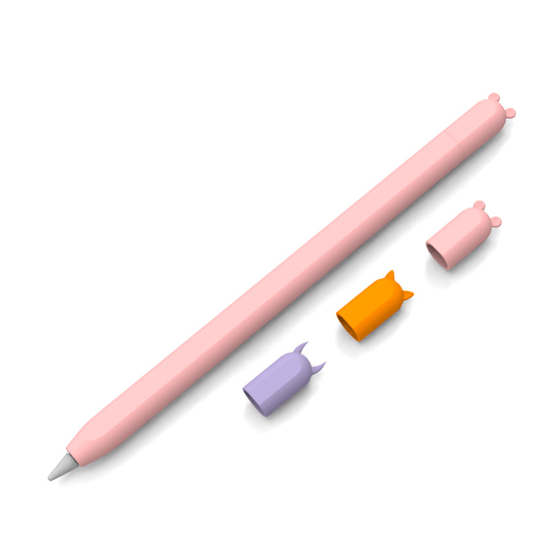 Czteroczęściowy/zestaw TPU silikonowy pokrowiec ochronny pokrywa uchwytu do Apple Pencil 1 2 akcesoria obudowa odporna na zarysowania