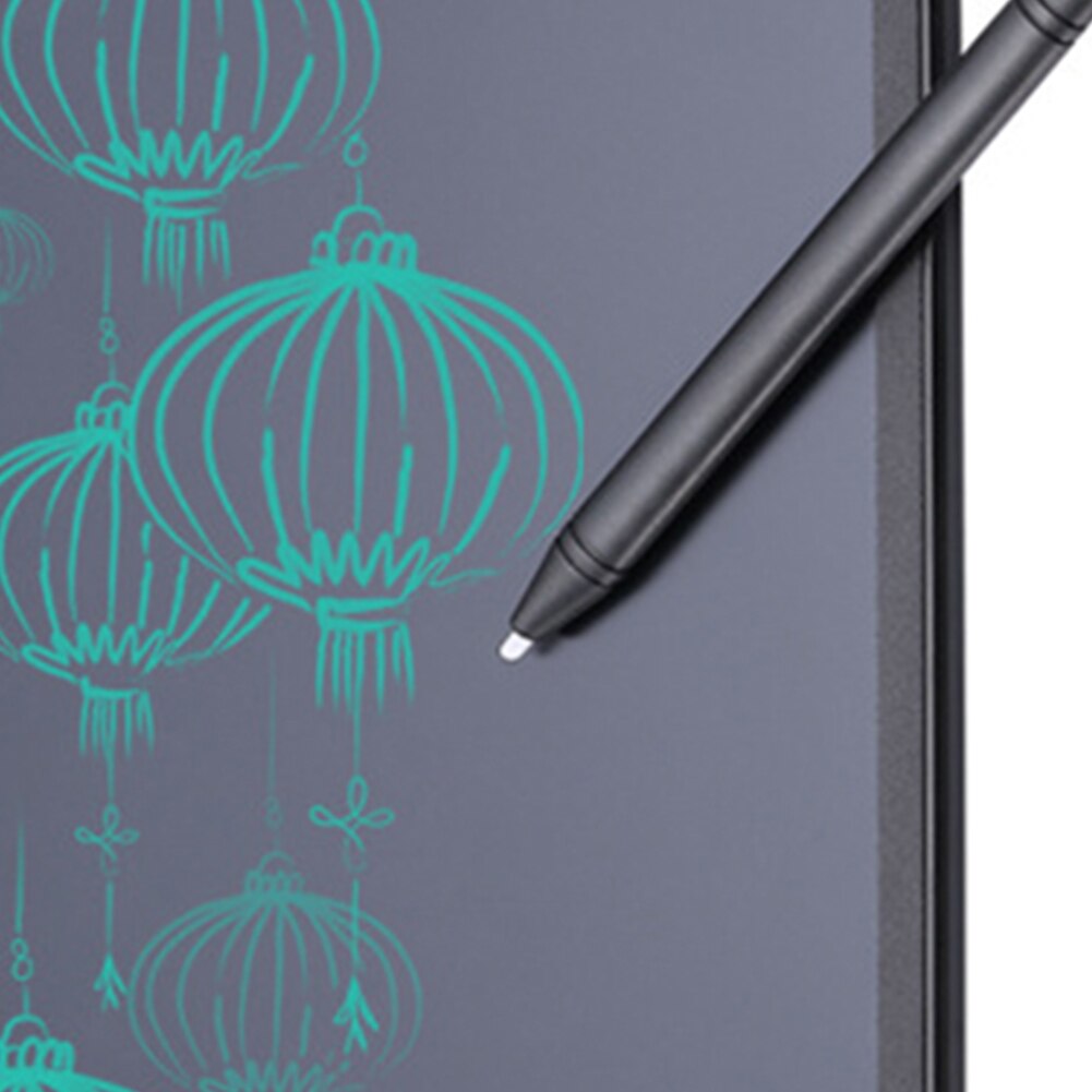 Tablet eletrônico de 12 polegadas, tablet eletrônico lcd com antiqueda para escrita e desenho, placa de notas para criança