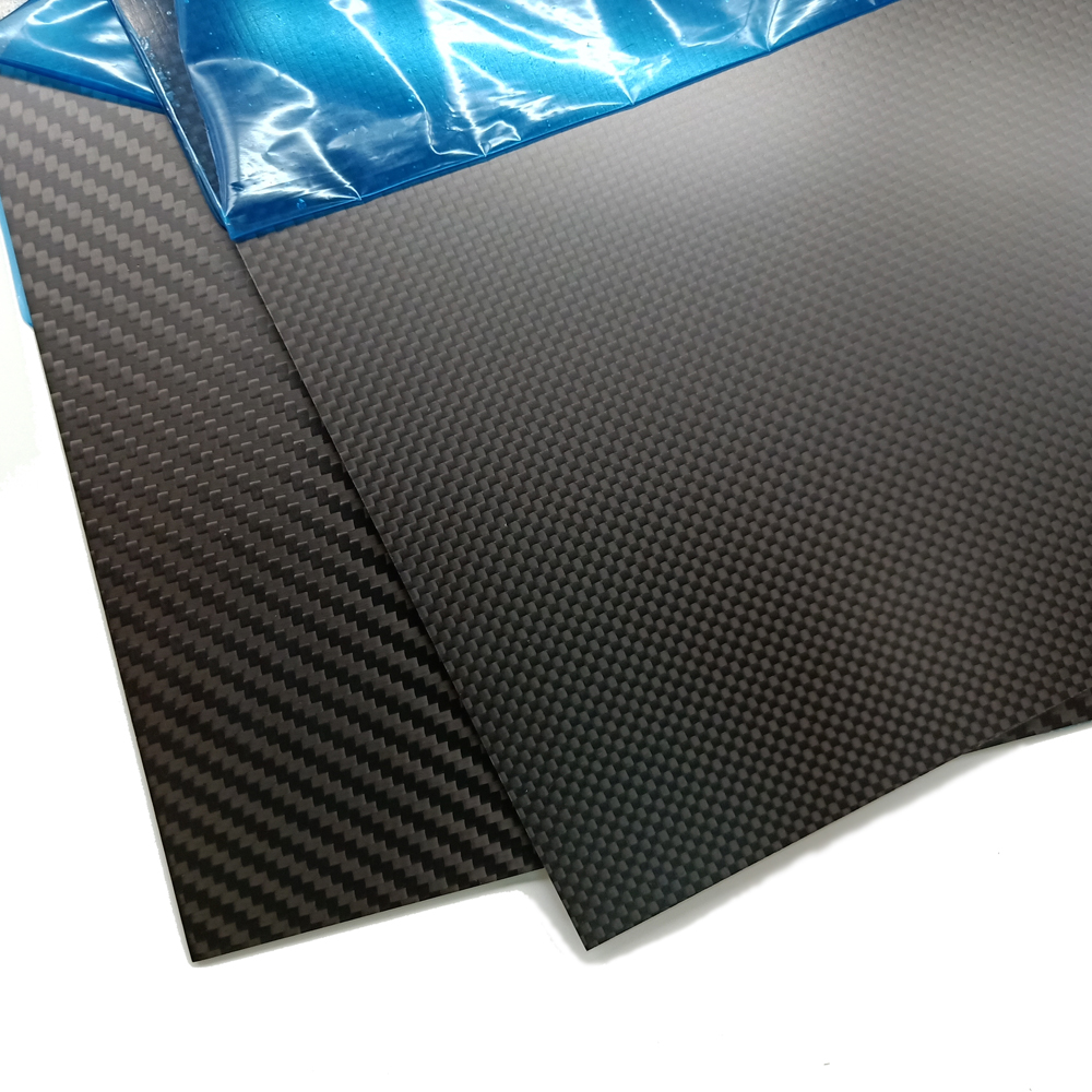 1 PCS 400 mm x 500 mm high composite hardness carbon fibre sheets plates Carbon Fiber Board for aircraft parts model materia