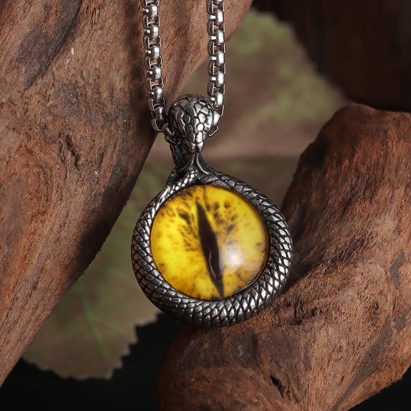 Collier classique Vintage Ouroboros Trinity, pendentif amulette à nœud celtique nordique pour hommes et femmes, bijoux de déclaration: En laiton Plaqué