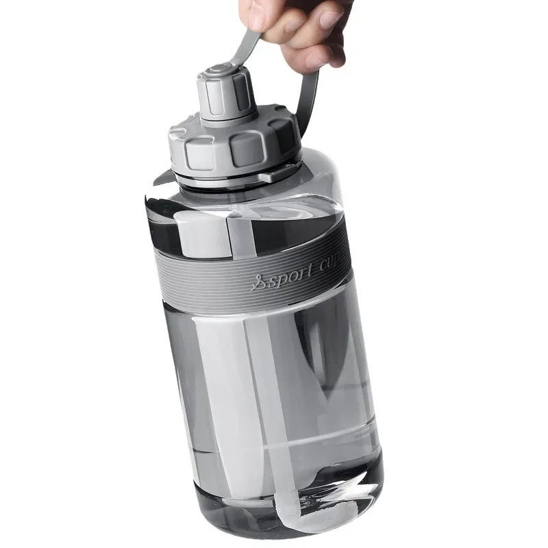 2 liters stor vandflaske med sugerør 2l/1.5l/1l/0.6l store skolegymnastiksals sportsdrikkeflasker bpa-fri fitness