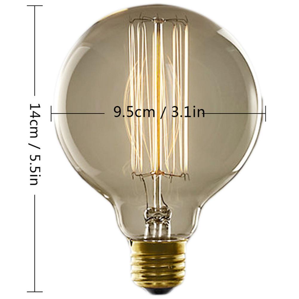 E27 Retro Edison Bulb Beautiful Light Bulb with Good Light Transmittance Warm White 220V 40W