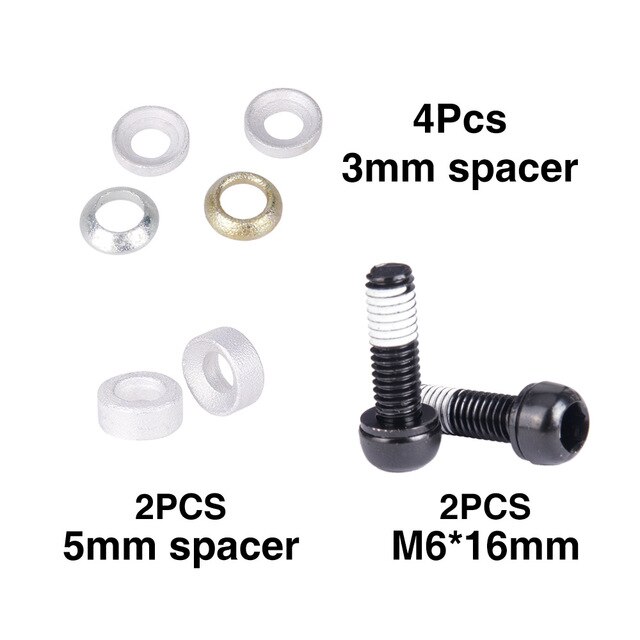 Ztto Mtb Fiets Schijfrem Mount Adapter Ultralight Beugel Is Pm Ab Om Pm Een Schijfrem Adapter Voor 140 160 180 203Mm Rotor: spacer and screw