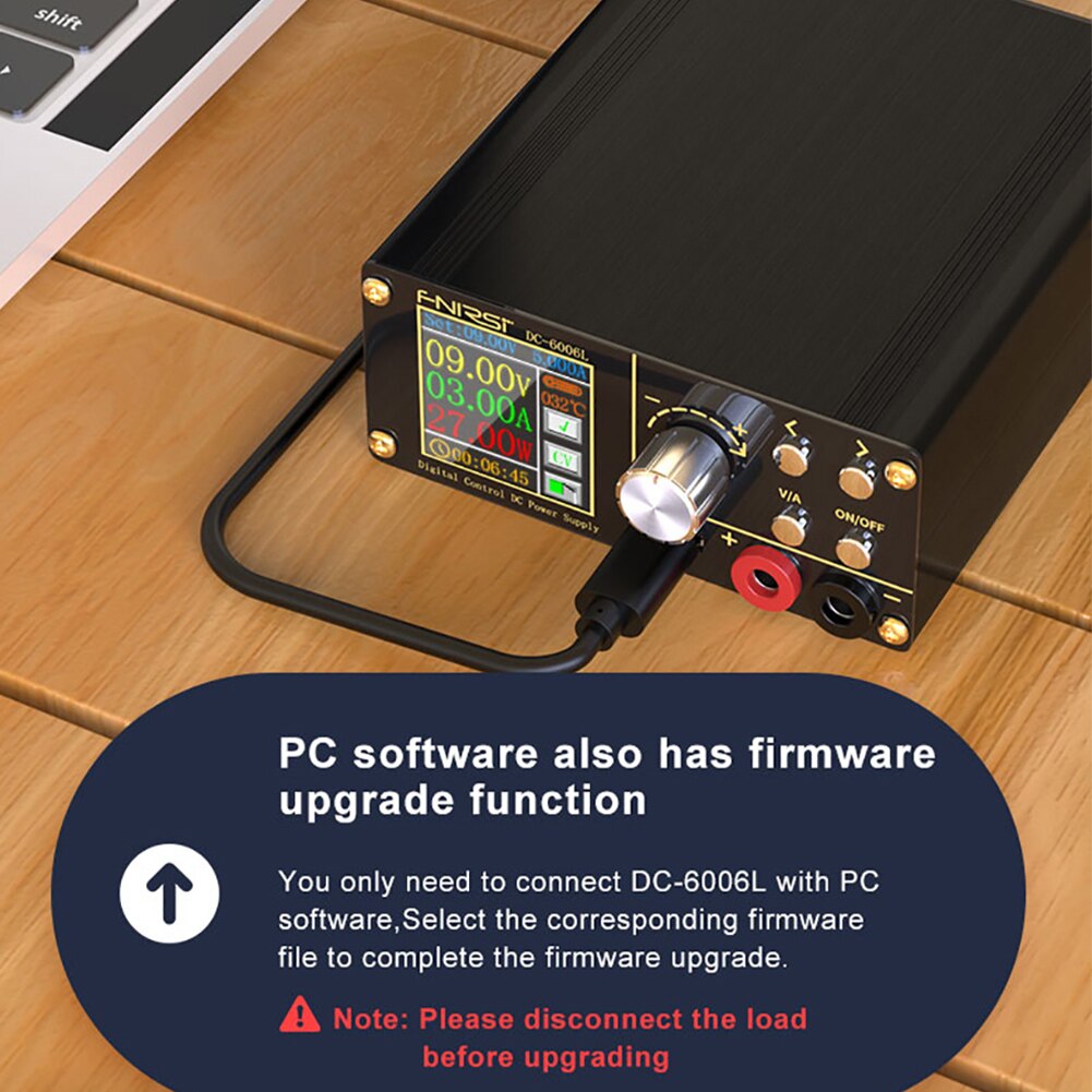 Digitale step-down regelaar kleurenscherm constante spanning stroom 60v 6a dc voeding tester voltmeter regelaar programmeerbaar