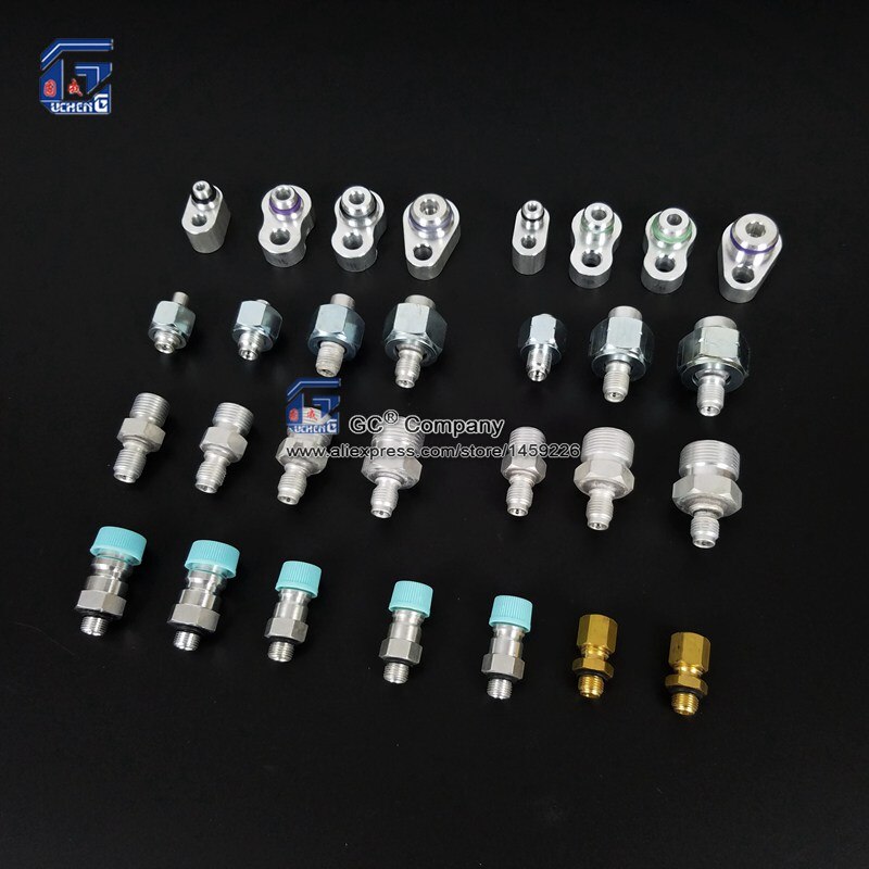 Klimaanlæg kølemiddel lækage detektor detektor lækage test ventil stik værktøj til bil lastbil traktor køretøj  r134a r12 gas