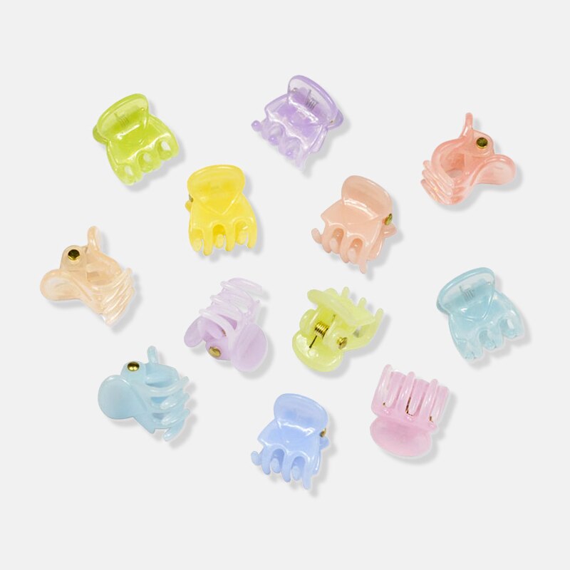 12pcs Hair Crab Claw Clip Girls Scrunchie Hair Clips For Women Headband Diademas Para El Pelo Mujer Presilha De cabelo Hairpin