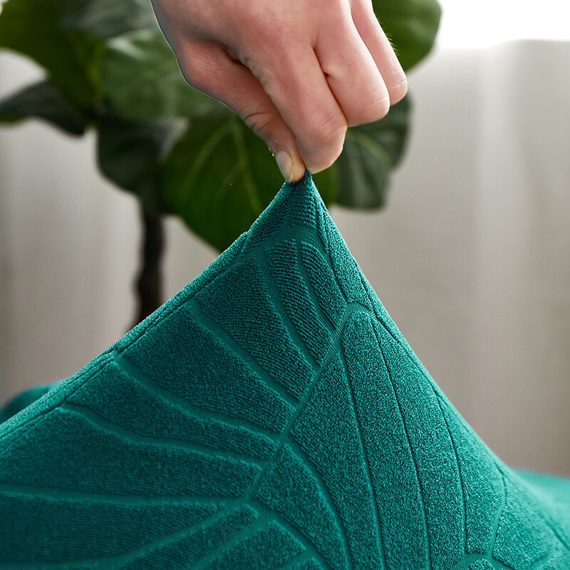 Vedenpitävä vuodesohvan päällinen jacquard yksivärinen sohvan päällinen olohuone joustava all-inclusive sohvapäällinen ilman käsinojia