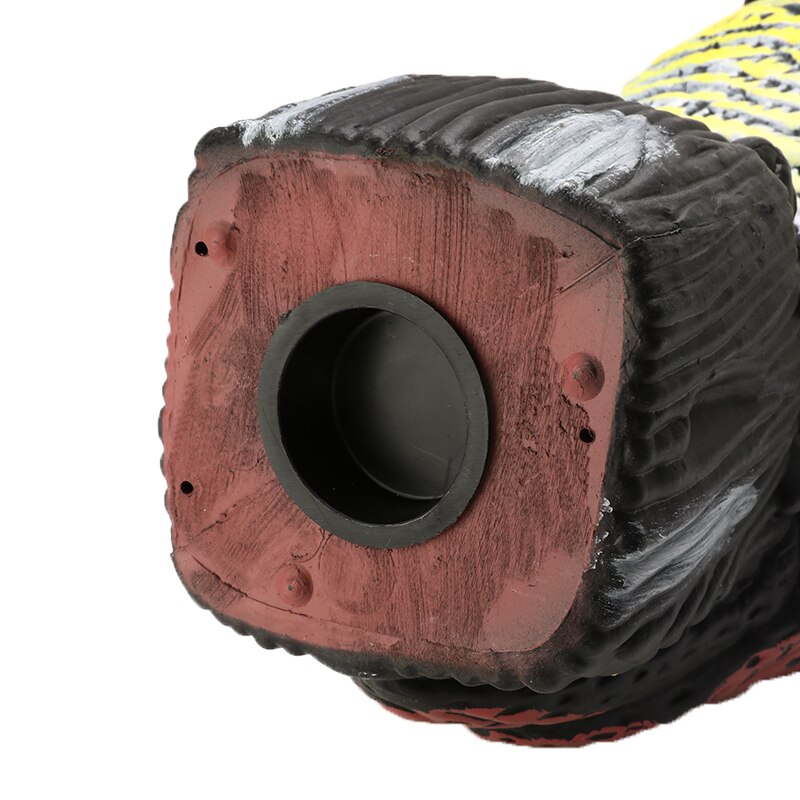 Realistic Plastic Bird Scarer Rotating Head Owl Decoy Protection Repellent Bird Pest Control Scarecrow Yard Decoration Garden