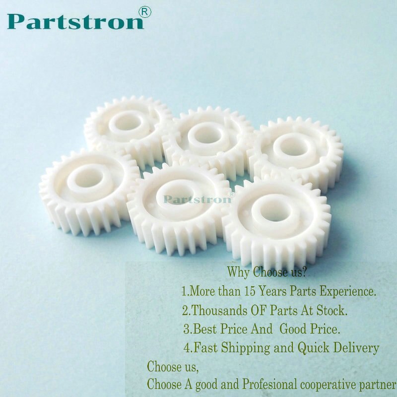 6Pieces Developer Gear Fit For OCE 320 400 600 450 700 750 9400 300 350 340 Black or White Send at random Wide Format Copier