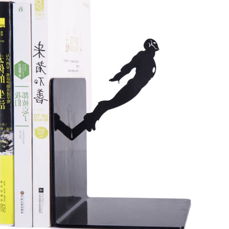 Soporte de Metal para libros, decoración del hogar, suministros escolares, papelería, para estudiantes y niños