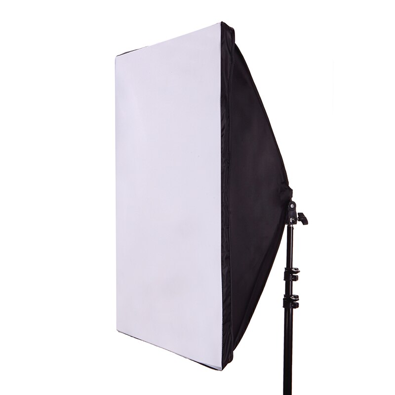 Photography Lighting Kit - 2M Tripod Stand + Softbox + 50W Dimmable LED Lamp for Video Shooting