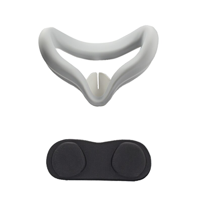 Morbido cuscinetto per maschera per gli occhi in silicone per Oculus ricerca 2 VR occhiali unisex blocco della luce viso copertura per gli occhi pad antisudore per dom2