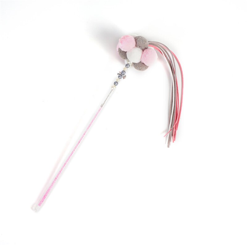 1Pc Kat Interactieve Speelgoed Stok Veer Wand Met Kleine Bell Muis Kooi Speelgoed Plastic Kunstmatige Kleurrijke Kat Teaser Speelgoed levert: 5