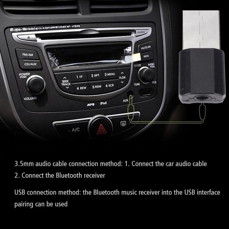 Bluetooth Bluetooth Car Mini Bluetooth Receiver Adapter Stereo Wireless Speakers Audio