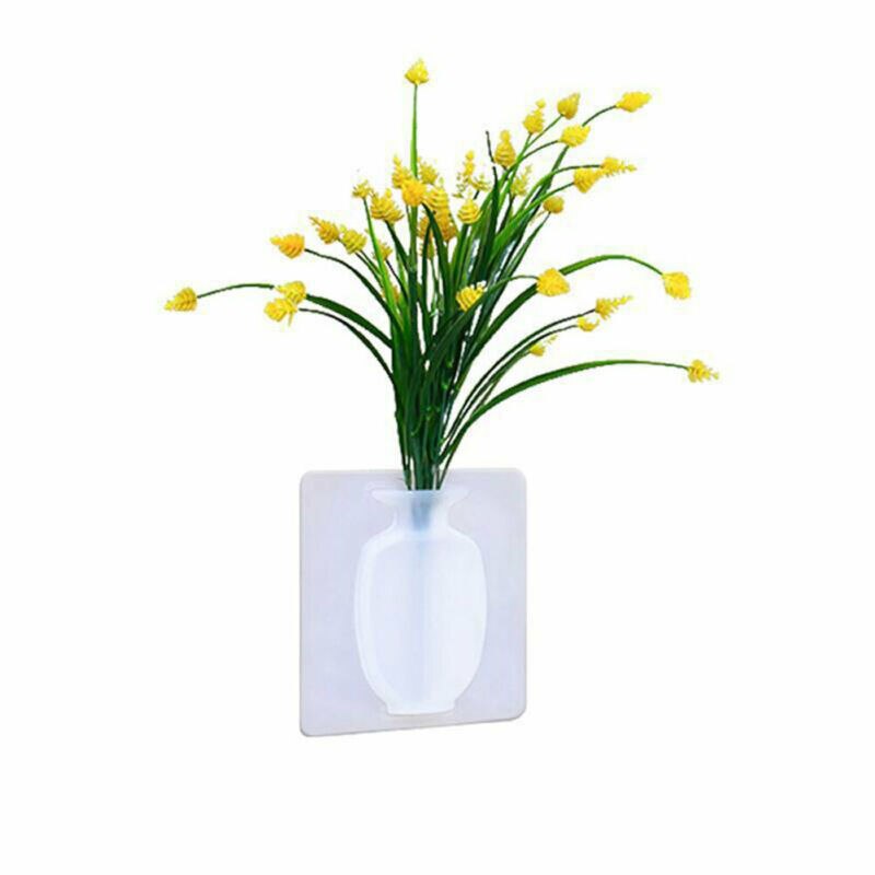 Magic Silicone Sticker Op Glas Muur Bloem Plant Vaas Potten Etalage Decor US
