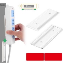 Plug Sticker Holder Wall Fixer Power Strip Holders Storage Sockets Wall Holders Shelf Stand Holder Plug Hook