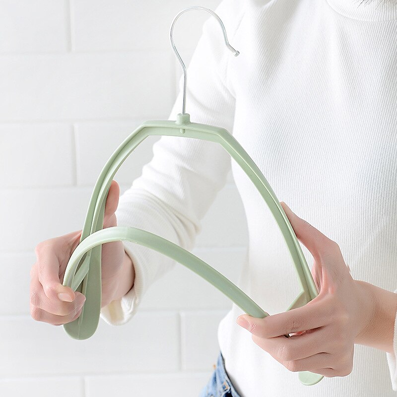 MICCK 5pcs/lot Plastic Portable Clothes Hanger Indoor Clothes Airer No Slip Hangers For Skirts Panty Socks Underwear Rack Stand