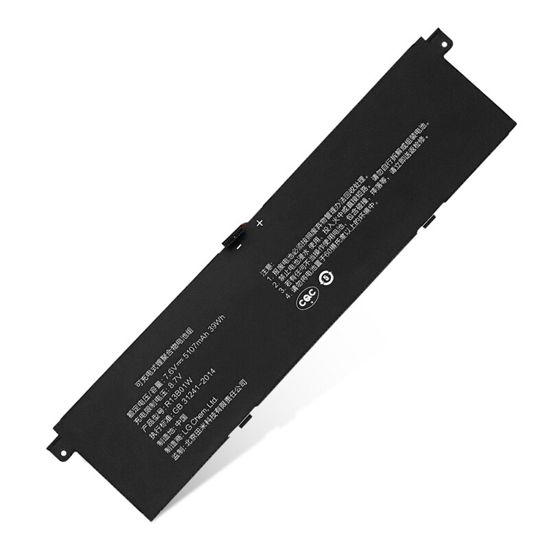 7.6V 5230mAh R13B01W R13B02W Laptop Battery For Xiaomi Mi Air 13.3" Series Tablet PC 39WH