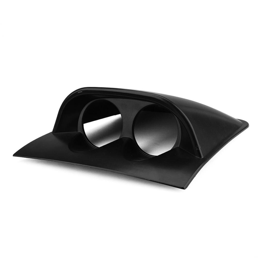 Hiilikuitu 2 tuuman 52mm kojelauta dual gage pod värimittarin pidike teline teline kilpa-auton kannen tarvikkeet: Musta