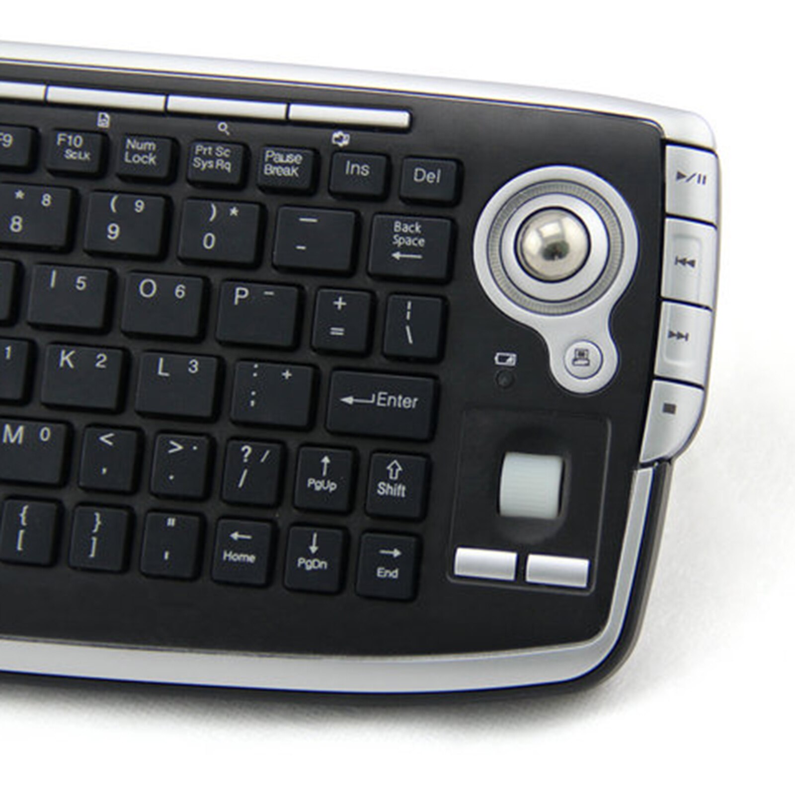 2.4GHz Portable Keyboard With 1000DPI Trackball Optical Mouse Portable Compact Wireless Keyboard Office Meeting Keyboard