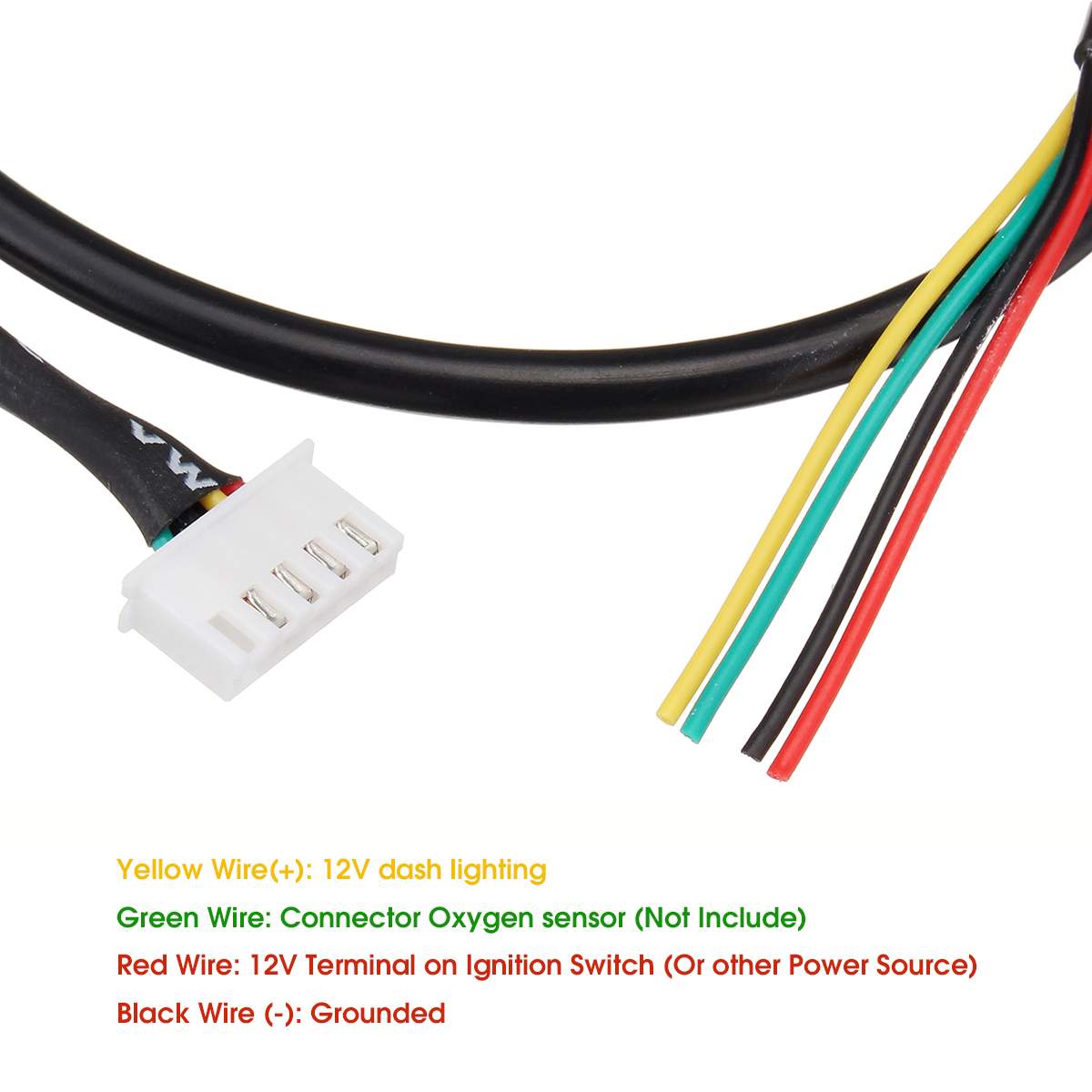 52mm 12V Car Tachometer 0-6000 RPM (On Dash) White Electrical Tachometer Gauge For Diesel Motor Engine Universal Tacho Gauge