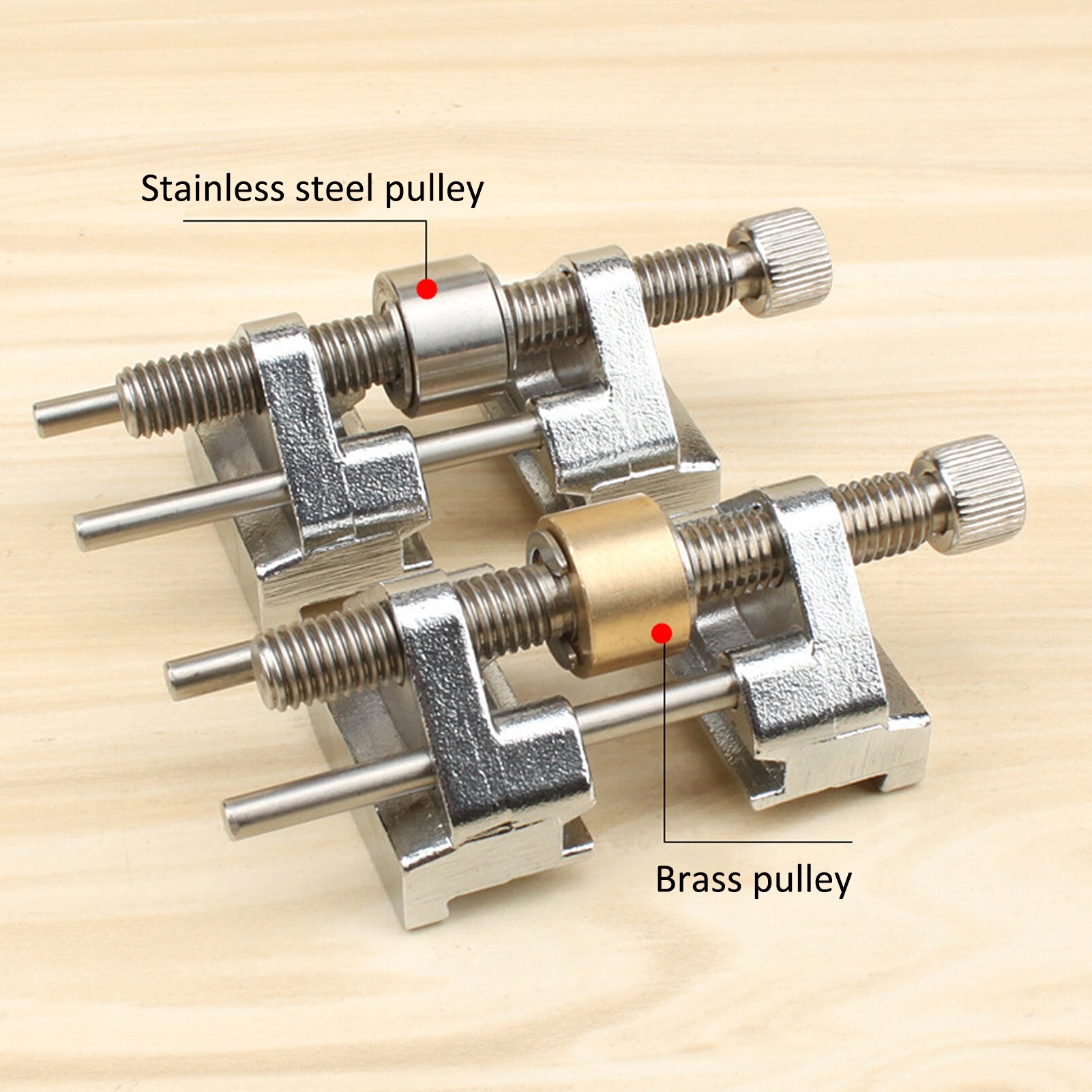 Stainless Steel Chisel Sharpener Side Clamping Fixed Angle Honing Guide for Wood Chisel Planer Blade Flat Chisel Edge Sharpening