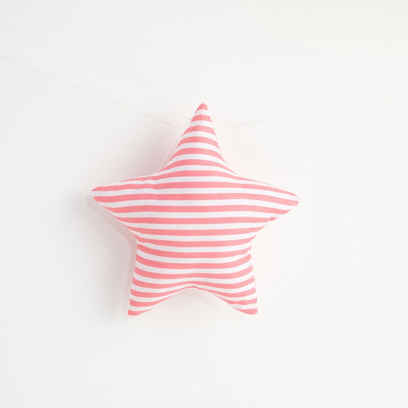 Guirnaldas de estrellas de estilo nórdico INS, habitación de adornos navideños para niños y niñas, carpa para bebé, decoraciones, atrapasueños, accesorios de fotografía,