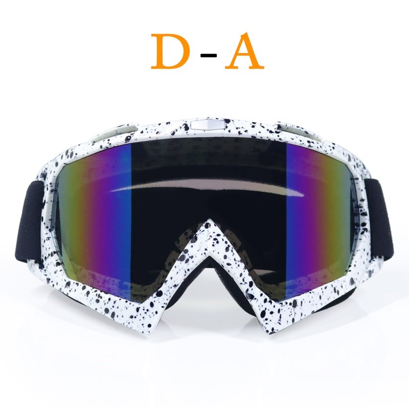 Dla dorosłych gogle Motocross motocykl motor okulary Cross Country elastyczne przezroczyste soczewki Ooculos de grau: BŁĘKITNA