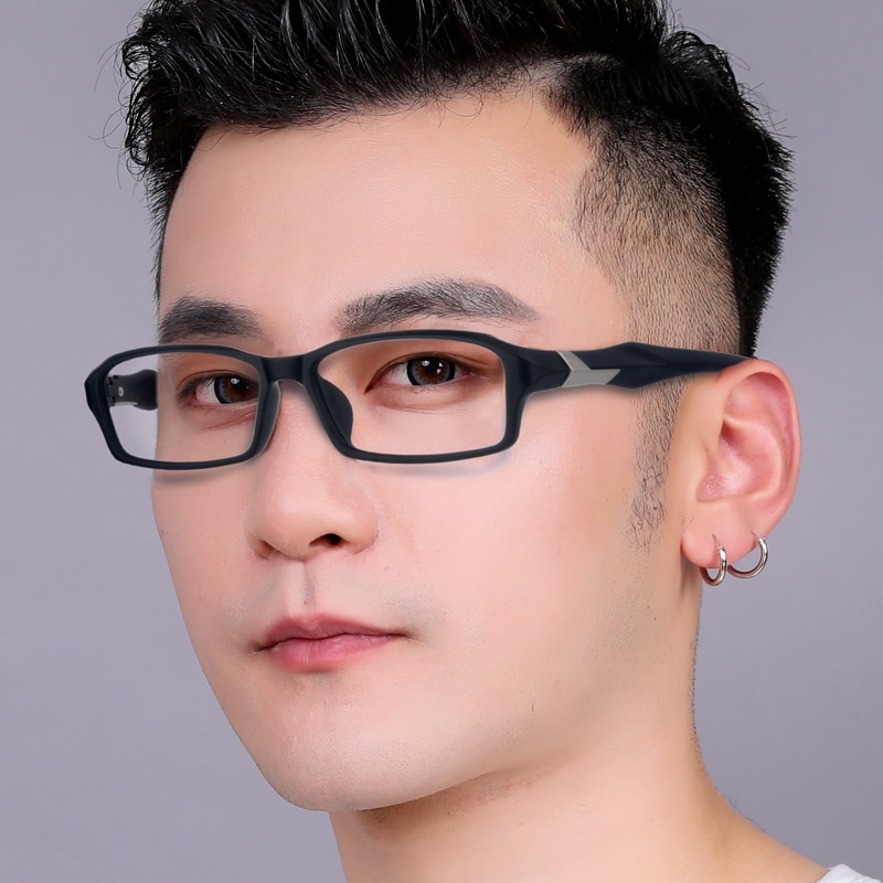 Vazrobe Sport Mens Brille Rahmen Männlichen TR90 Brillen Rahmen Frauen Ultra Licht Rezept Brille Myopie Dioptrien Optische