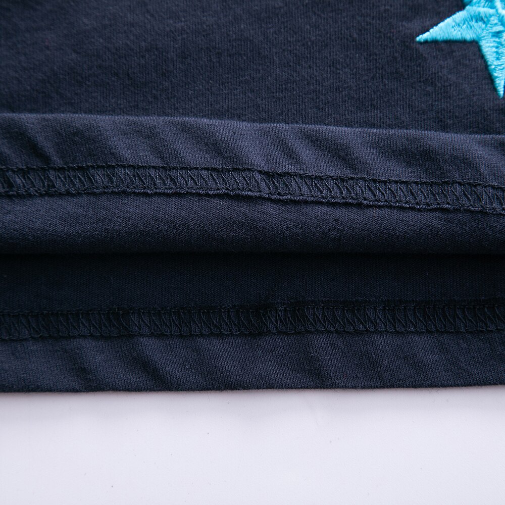 Robe brodée à manches longues pour filles, Style d'automne, deux poches, arc-en-ciel, manches rayées, en coton, LH5809