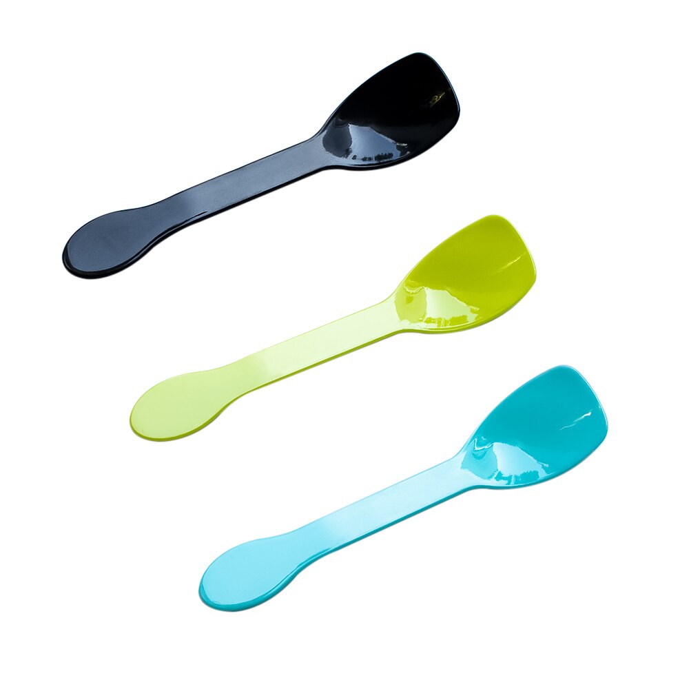 36/50Pcs Verschillende Kleur Biologisch Afbreekbaar Mini Plastic Lepel Wegwerp Flarware Lepel Voor Dessert