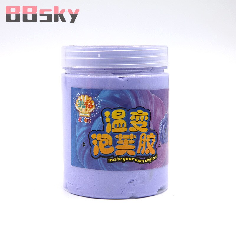 BBSKY 100G Super Licht Polymer Ton Temperatur Änderungen Farbe freundlicher Früer Bildung Spielzeug DIY Farbige Schlamm zu Filtern C199