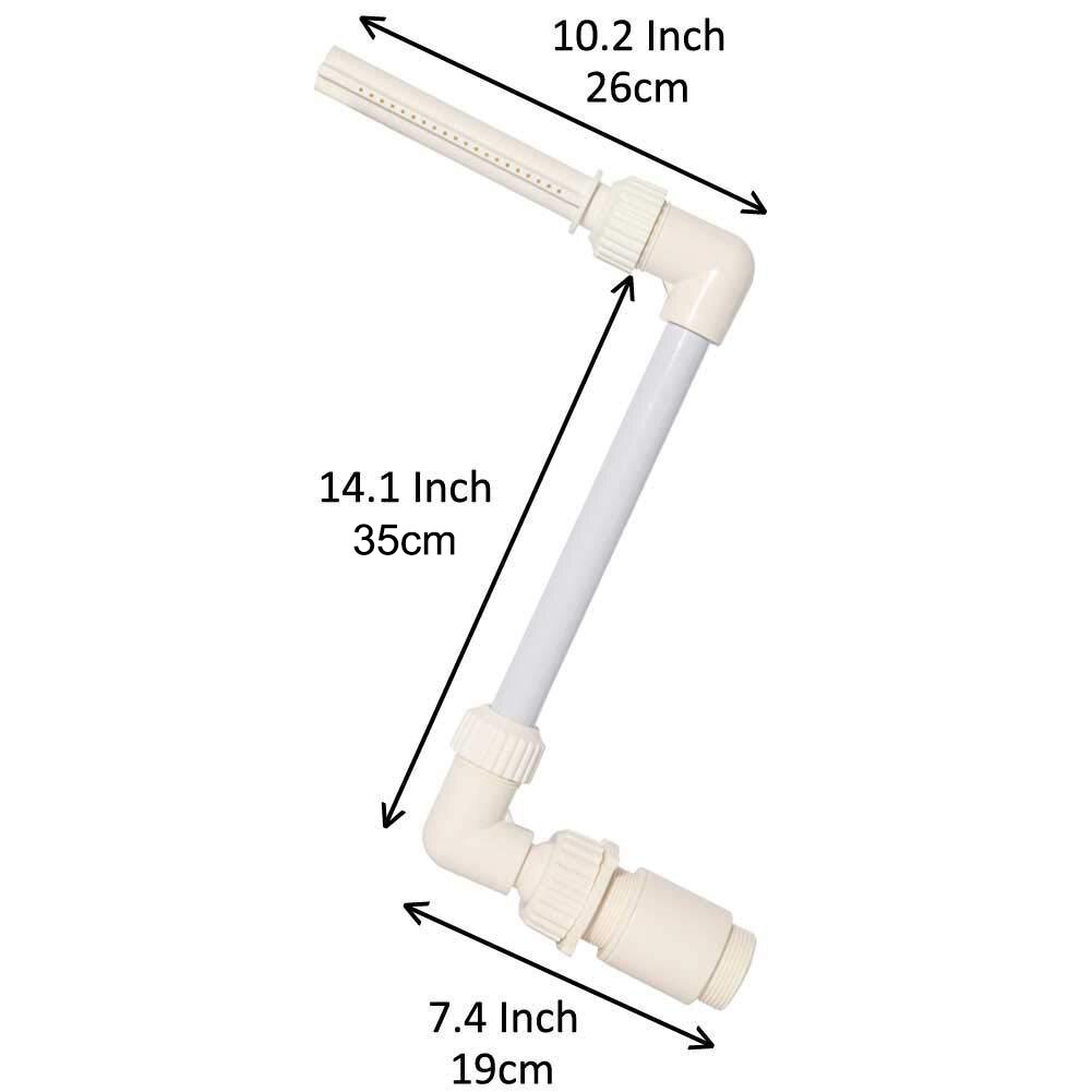 Swimming Pool Fountain 1PC Outdoor Supplies Friendly PVC Frame Adjustable Environmentally Waterfall Pool Fountain