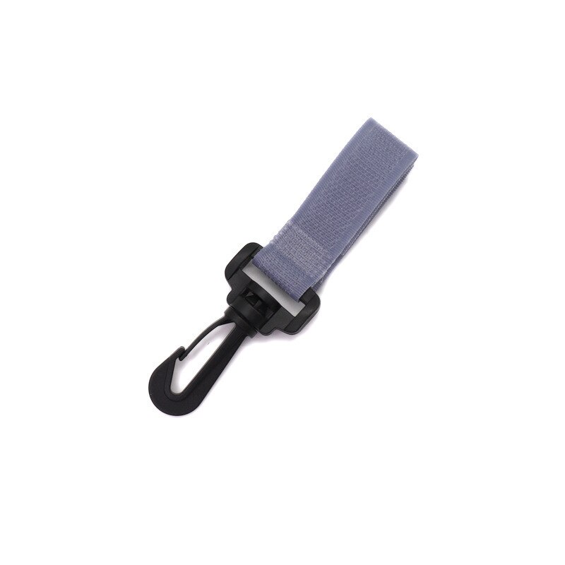 2 Pieces Baby Stroller Hook Snap Baby Toy Strap Pram Pushchair Multi Purpose Hanging Clips Wheelchair Car Seat Rotating Hooks: 2PCS Grey